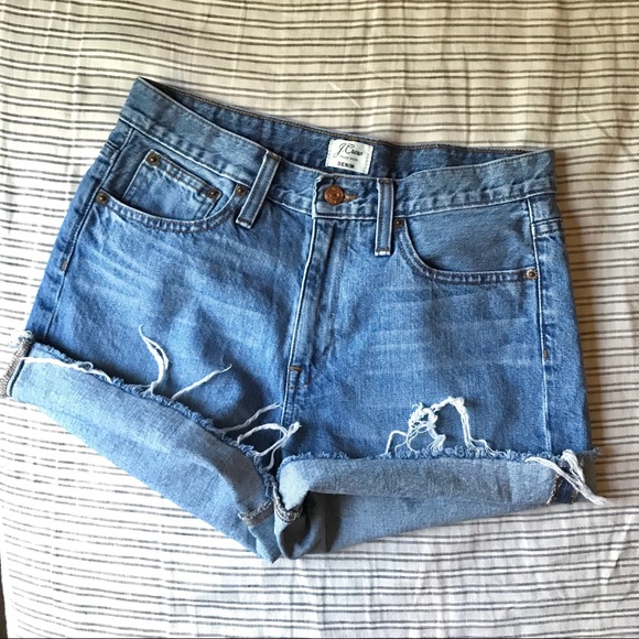 J. Crew Pants - J. Crew Cutoff Denim Jean Shorts 27
